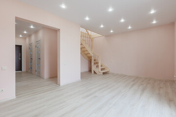 unfurnished house or apartment in bright colors