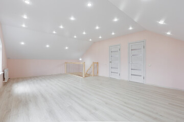 unfurnished house or apartment in bright colors