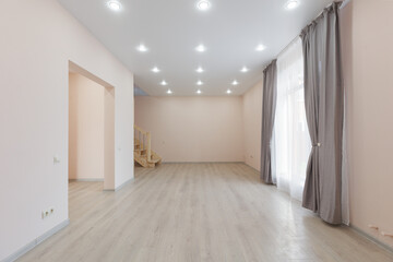 unfurnished house or apartment in bright colors