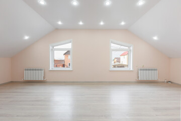 unfurnished house or apartment in bright colors