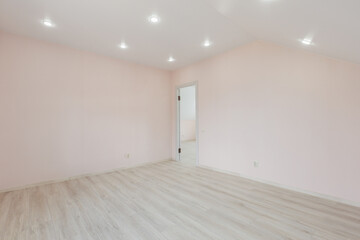 unfurnished house or apartment in bright colors