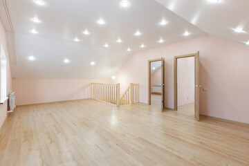 unfurnished house or apartment in bright colors