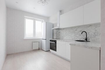 unfurnished house or apartment in bright colors