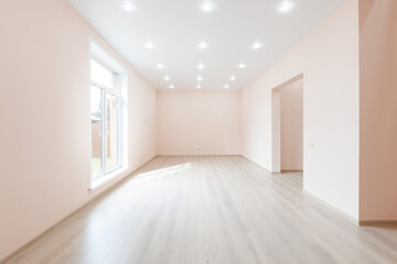 unfurnished house or apartment in bright colors