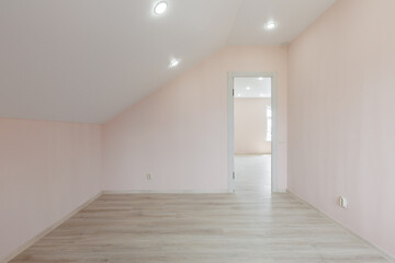 unfurnished house or apartment in bright colors