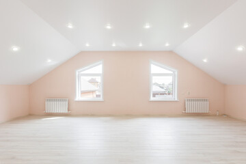 unfurnished house or apartment in bright colors