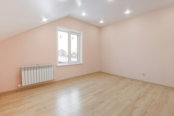 unfurnished house or apartment in bright colors