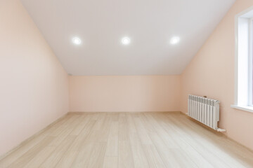 unfurnished house or apartment in bright colors