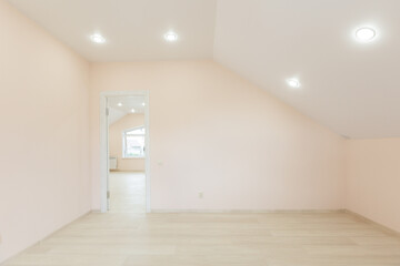 unfurnished house or apartment in bright colors