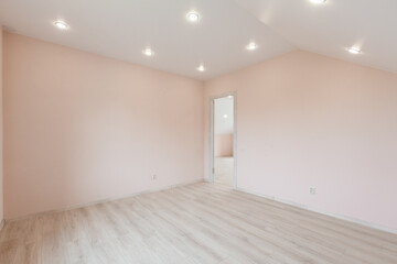 unfurnished house or apartment in bright colors