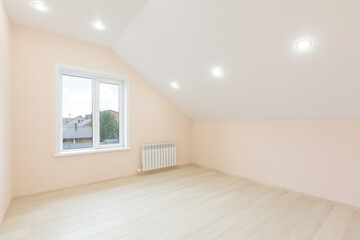unfurnished house or apartment in bright colors