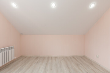 unfurnished house or apartment in bright colors