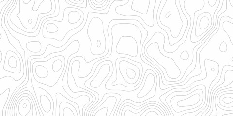 Seamless pattern wave lines Topographic map. Geographic mountain relief. Abstract lines background. Contour maps. Vector illustration, Topo contour map on white background, Topographic contour lines.