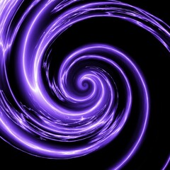 Groovy abstract rainbow swirl background.