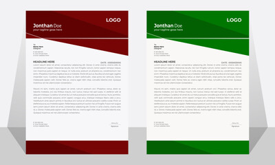 business letterhead template design 