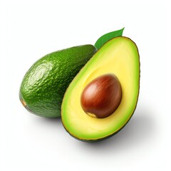 fresh avocado real photo photorealistic stock photo