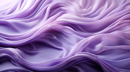 Obraz premium Captivatingly intricate lilac hues swirl and merge on the smooth, velvety surface of a vibrant violet fabric, creating an otherworldly abstract masterpiece
