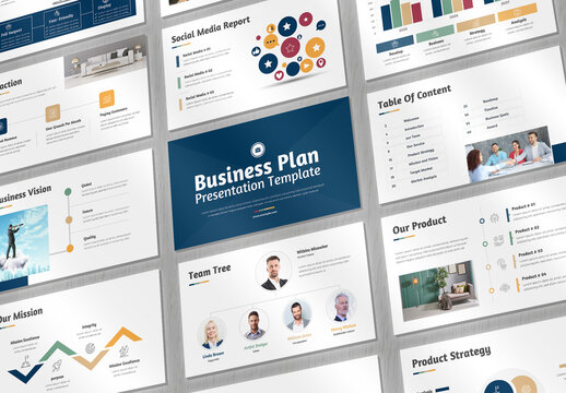 Digital Business Plan Presentation Template