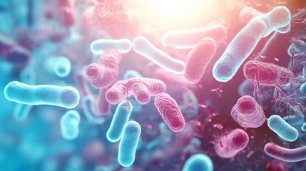 Fotobehang 3d rendered illustration of a bacteria © The Stock Photo Girl