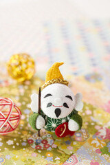 お正月　七福神恵比寿様イメージ