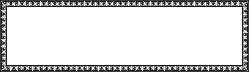 Chinese decoration frame and border. Traditional oriental frame and borders decoration.