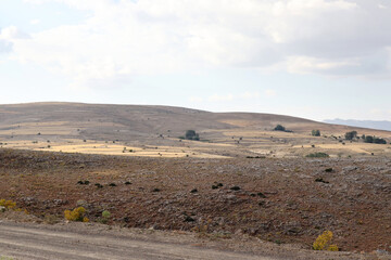 loneliness and desolation of the high steppes