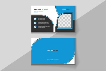  Vector Business Card design. Modern and simple visiting card template. - obrazy, fototapety, plakaty
