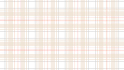 Beige grey and red plaid texture as a background