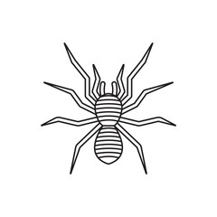 spider icon vector