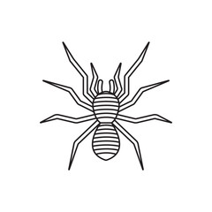 spider icon vector
