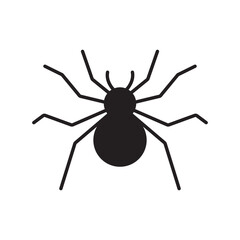 spider icon vector
