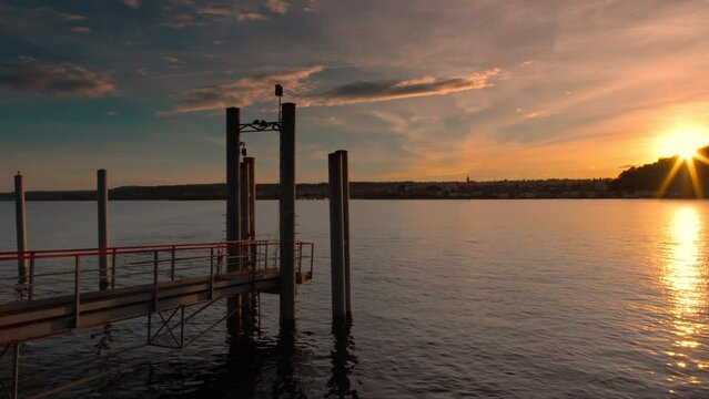 Angera at sunset, a journey between history and nature