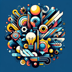 Modern Visual Appeal: A Trendy and Engaging Illustration
