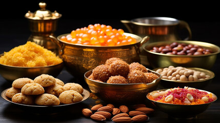 nuts and dried fruit