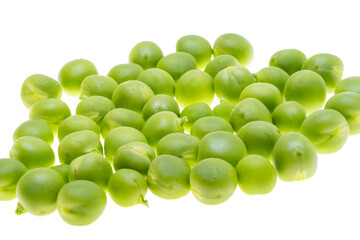 green peas isolated