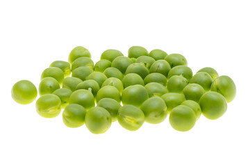 green peas isolated
