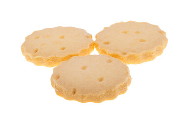 butter cookies isolated