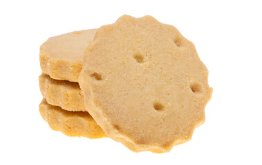 butter cookies isolated