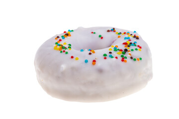 donuts in glaze isolated