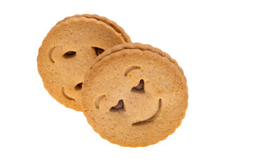 cookie smiley isolated