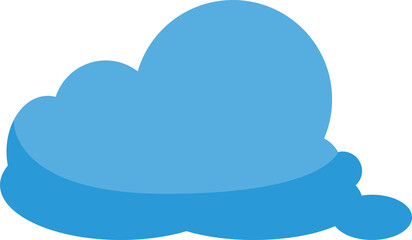 Blue Cloudscape Illustration
