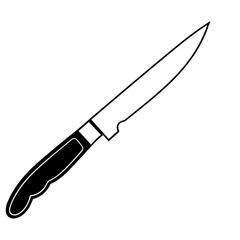 Elegantly Crafted Knife Pictogram, Depicting the Essence of Sharpness and Style.