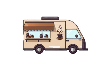 cartoon Food truck