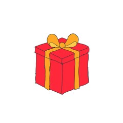 gift box isolated on white