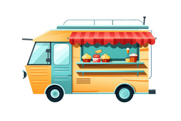 cartoon Food truck