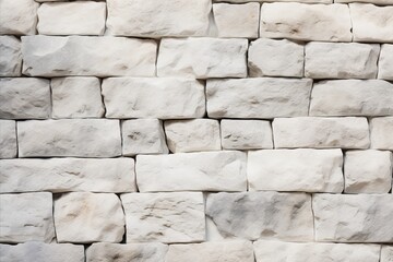 Fototapeta premium White Stone Grunge Background - Rough Textured Wall for Design and Creative Projects