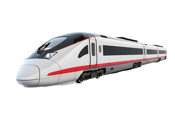 Naklejka premium train on transparent background