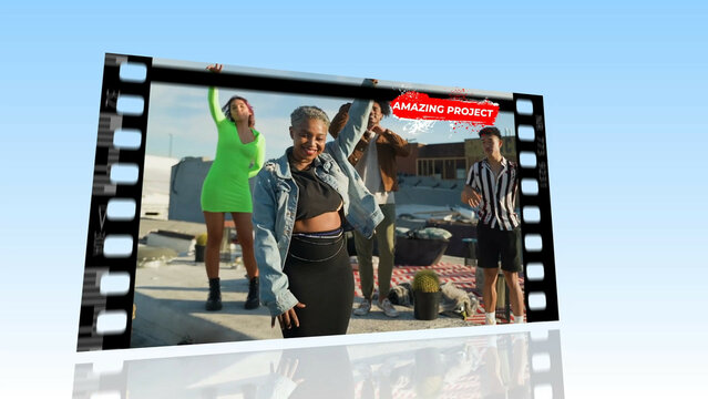 3D Animated Rotating Slideshow