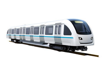 Naklejka premium train on transparent background