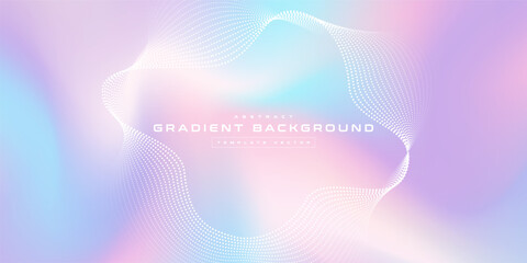 Abstract blurred colorful mesh gradient background, futuristic wallpapers branding, business card, soft pastel color, geometric line dot tech, digital cyber ai technology, presentation template vector